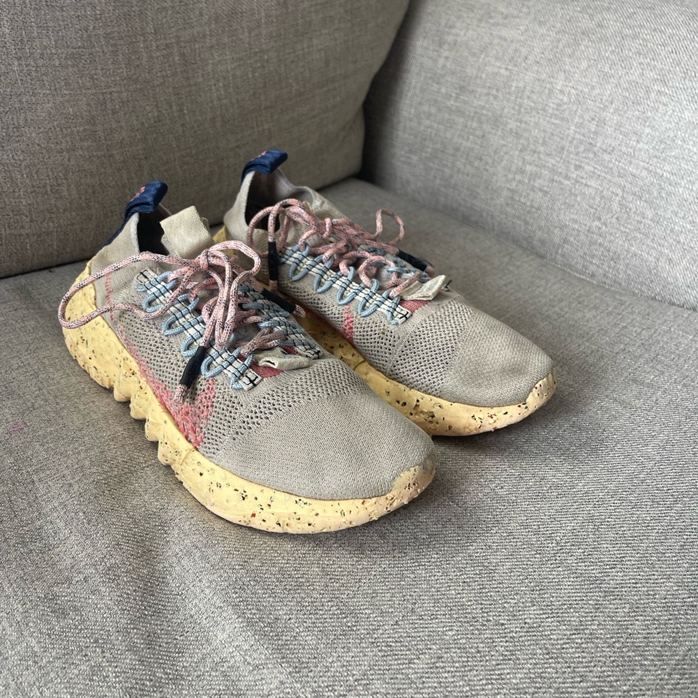 Nike Gray and Pink Athletic Shoes